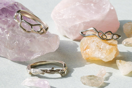 White Water Ring Silver